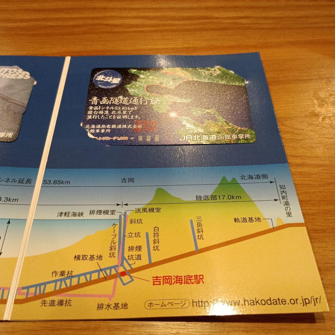 新品未使用寝台特急北斗星乗車記念オレンジカードJR北海道函館車掌所