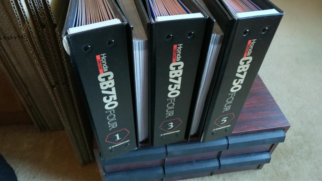 【手渡し】1/4 デアゴスティーニ ホンダ CB750 FOUR（完成品）