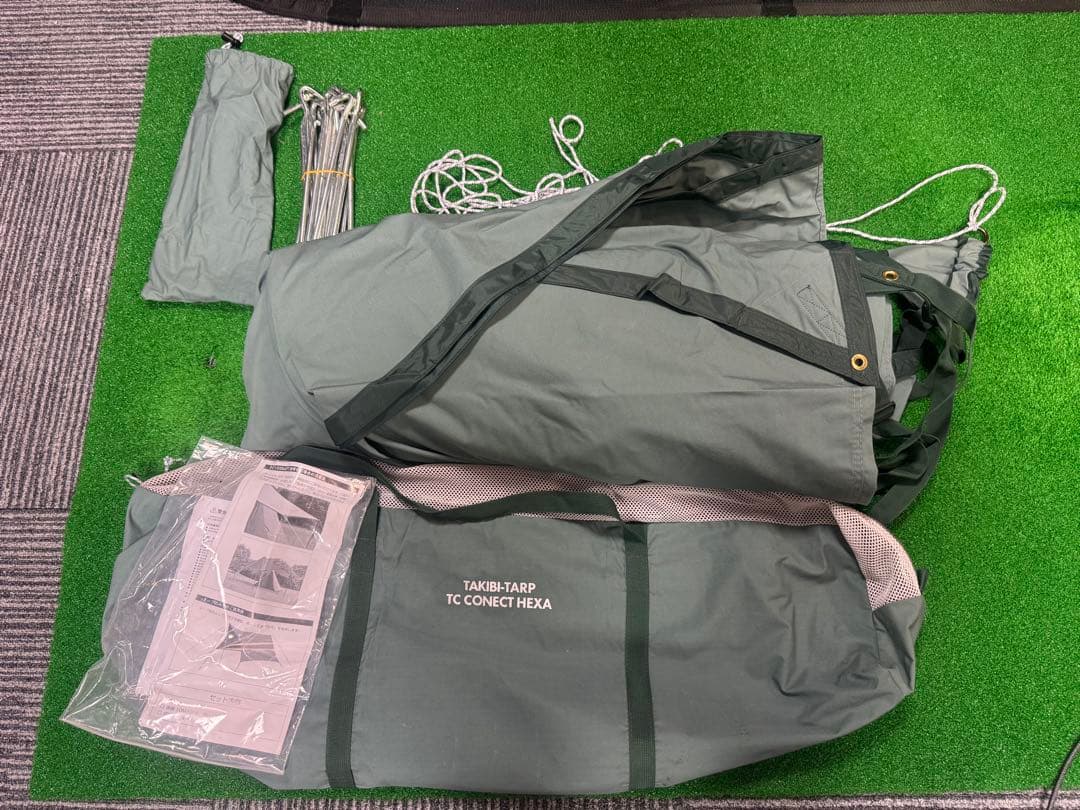 焚火タープTCマルチコネクトヘキサタープ
