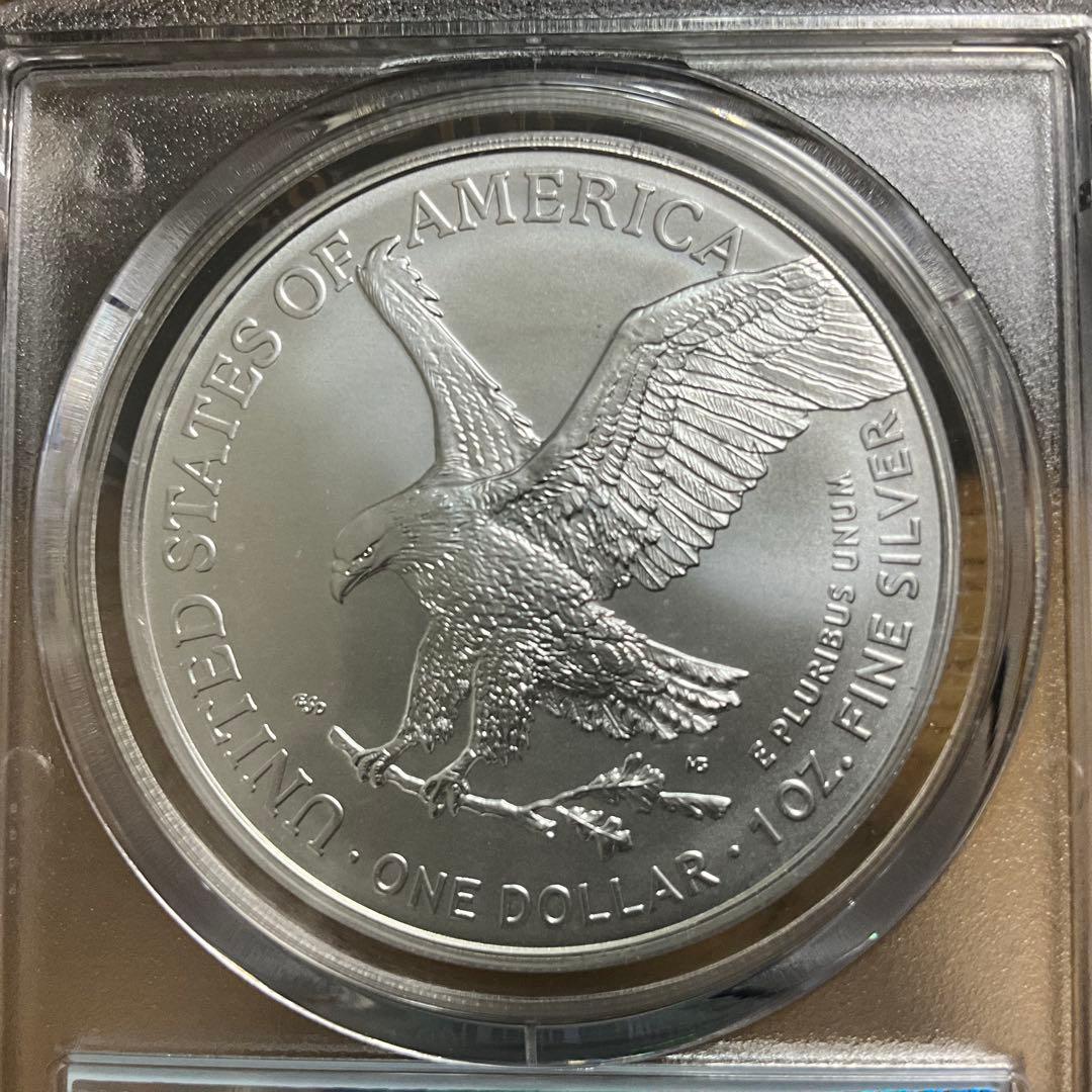 【新品】Silver Eagleイーグル銀貨2022 PCGS MS70