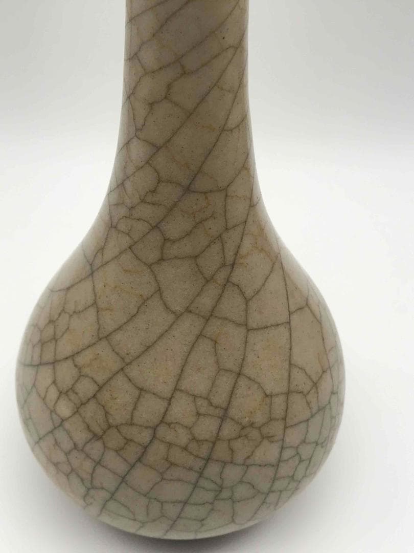 南宋時代　哥窯　汝官窯　花瓶　希少貴重　時代物　中国古美術　骨董品(A-46)