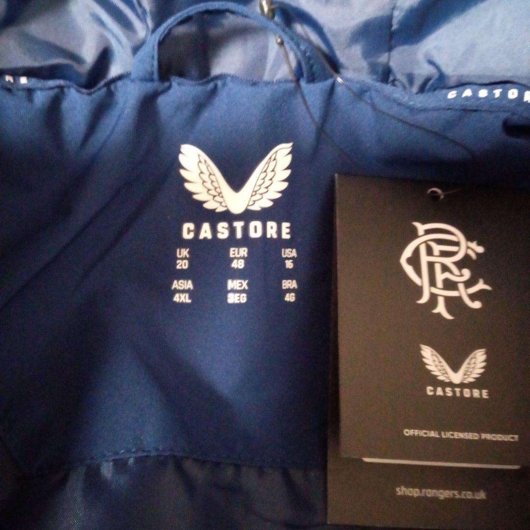 CASTORE カストレ レンジャーズ　ネイビー ベンチコート 新品未使用