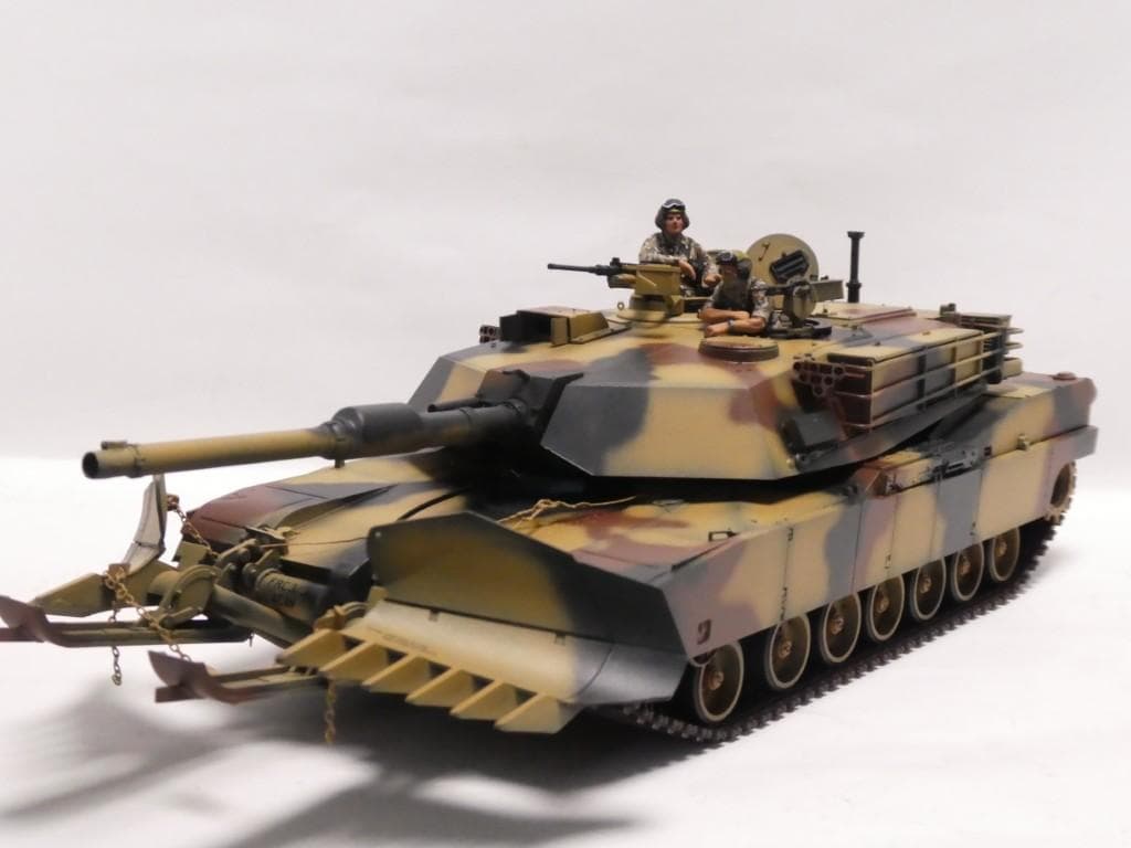 タミヤ 1/35 　アメリカ M1A1 マインプラウ　完成品