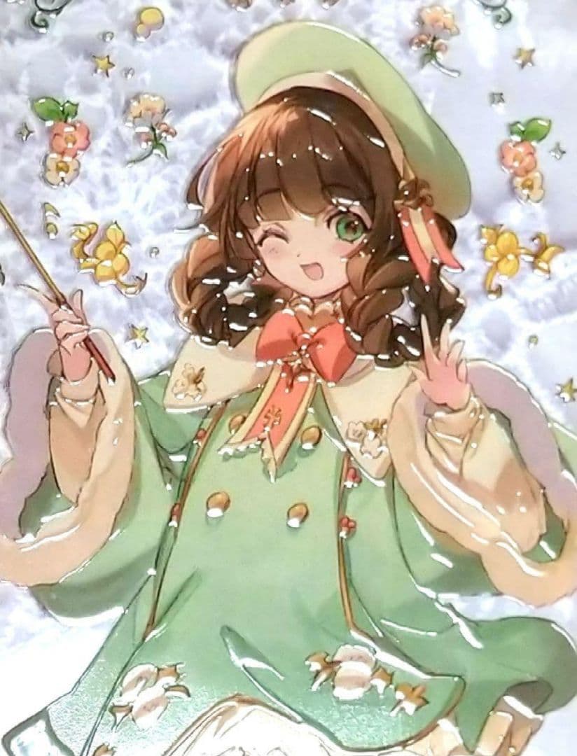 のこり２✩J625＃神圣颂歌(水晶)Shine切り売り海外人物マステ女の子