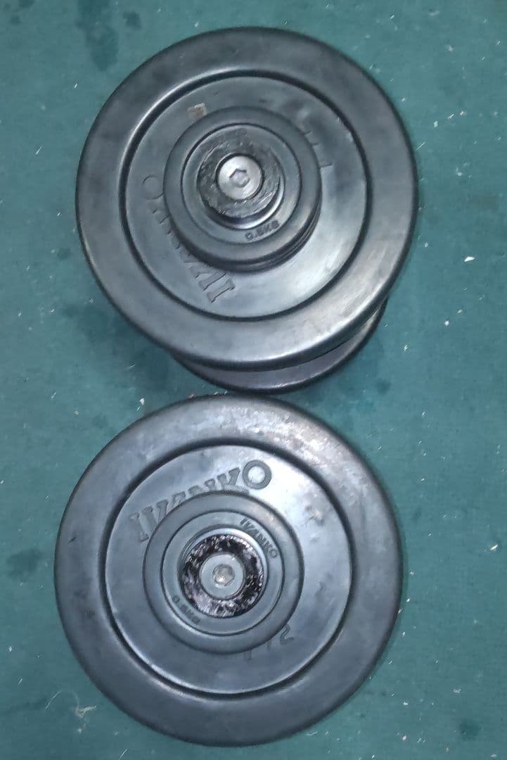 IVANKO SDKR 10kgダンベル 2個 回転式