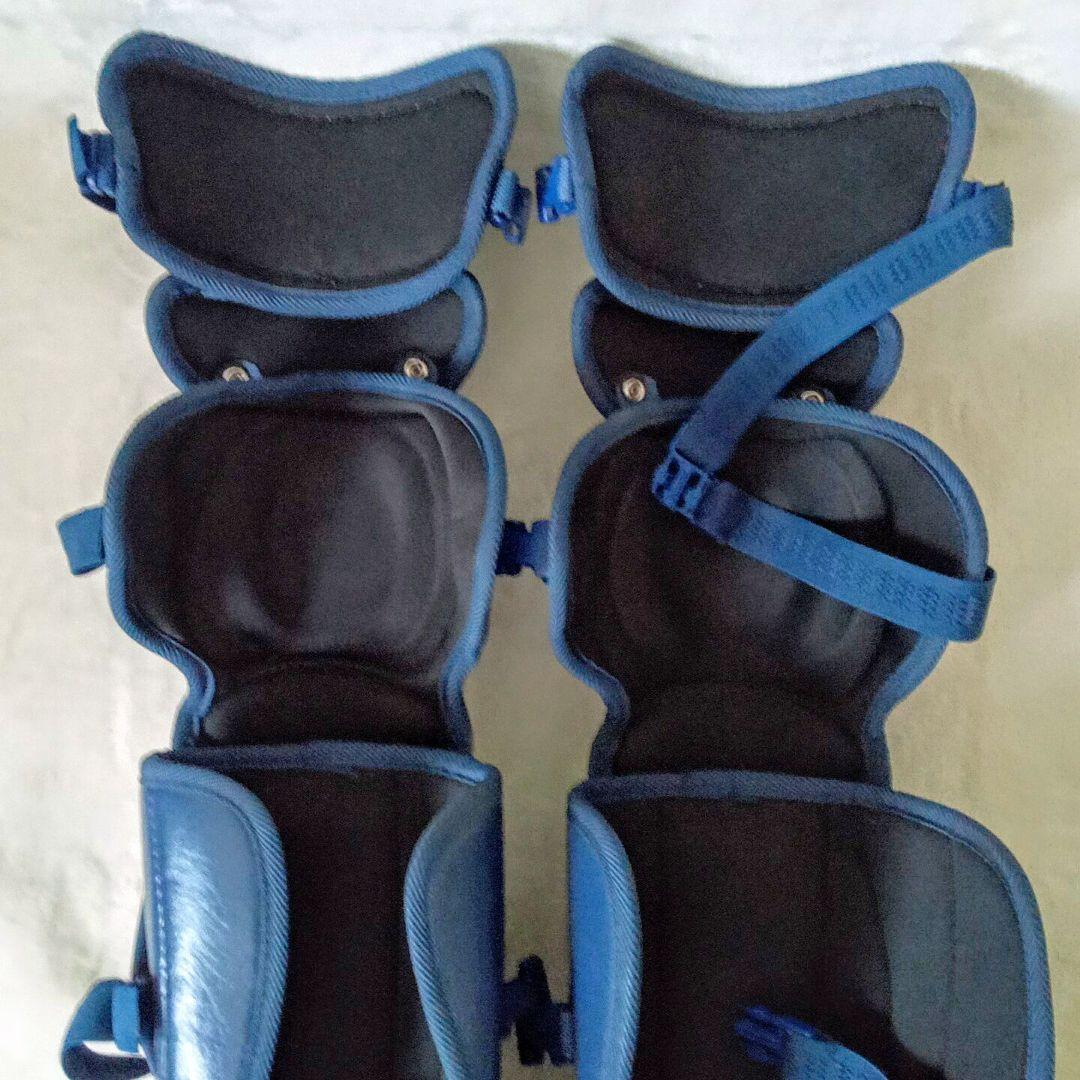 ゼット 野球 軟式用 キャッチャープロテクター&レガース レガーツ ネイビー