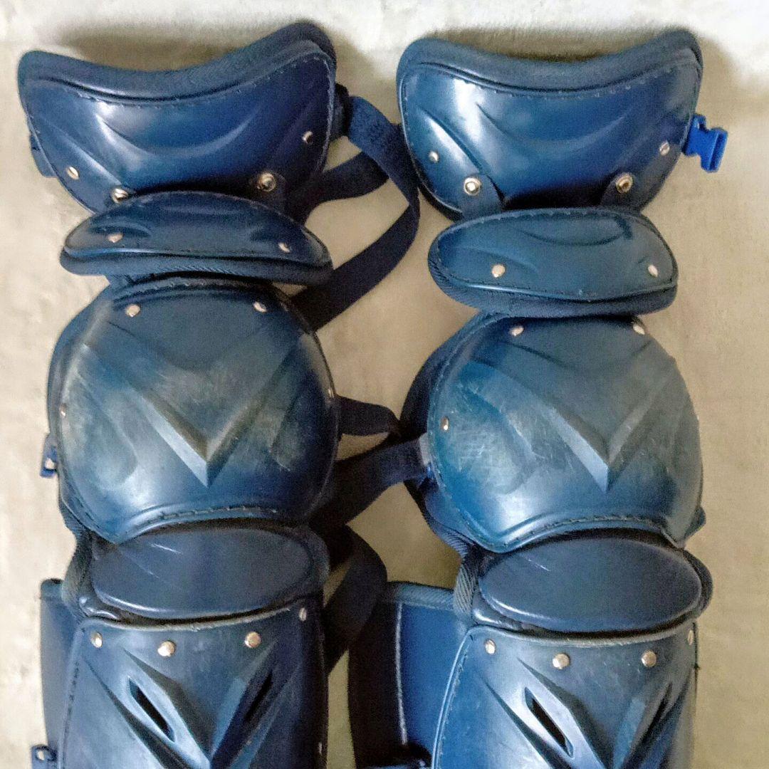 ゼット 野球 軟式用 キャッチャープロテクター&レガース レガーツ ネイビー