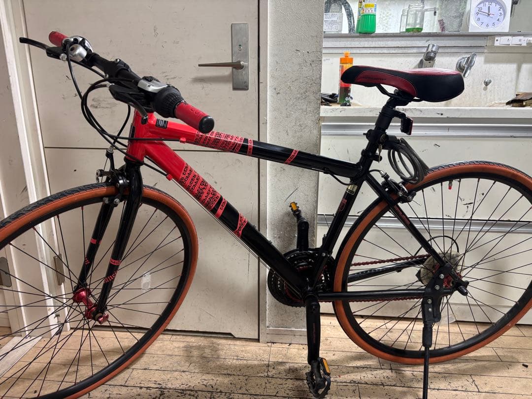 ドッペルギャンガー　クロスバイク ブラック✖︎レッド