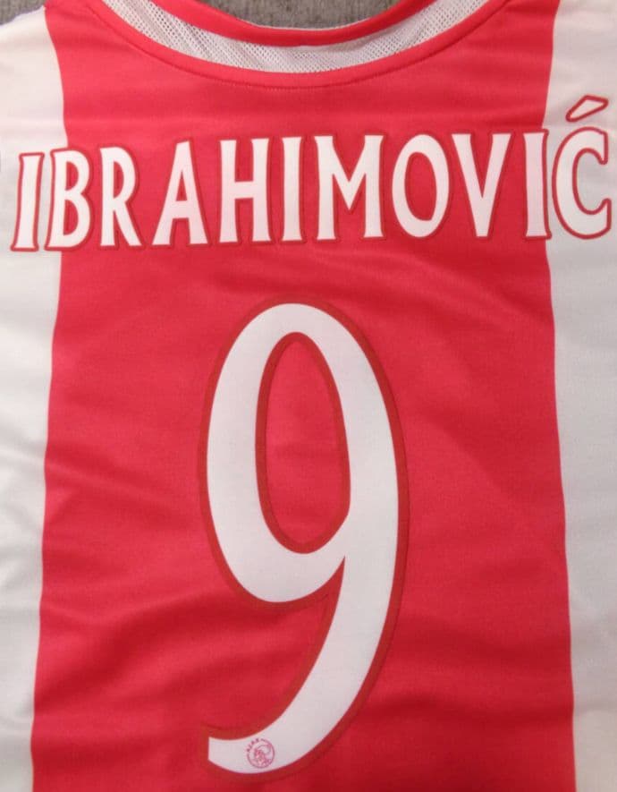 レア・貴重‼️【アヤックス イブラヒモビッチ 9番 ユニフォーム】