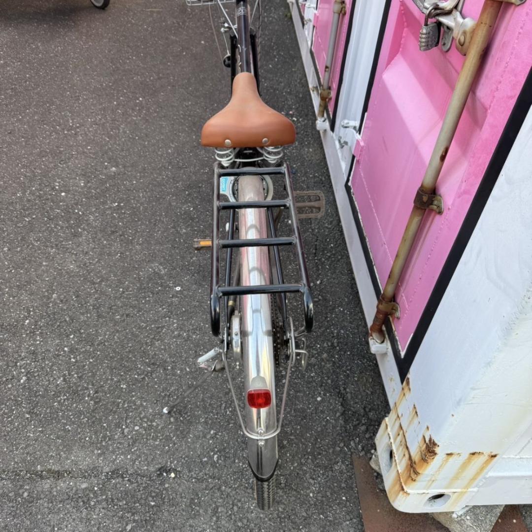 Celsteno シティサイクル 27インチ ブラック LEDオートライト