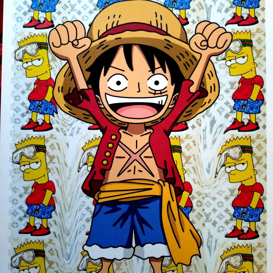 death nyc 世界限定100枚 ワンピース　ルフィー　シンプソンズ