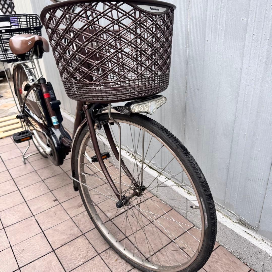 パナソニック 電動アシスト自転車 ブラウン
