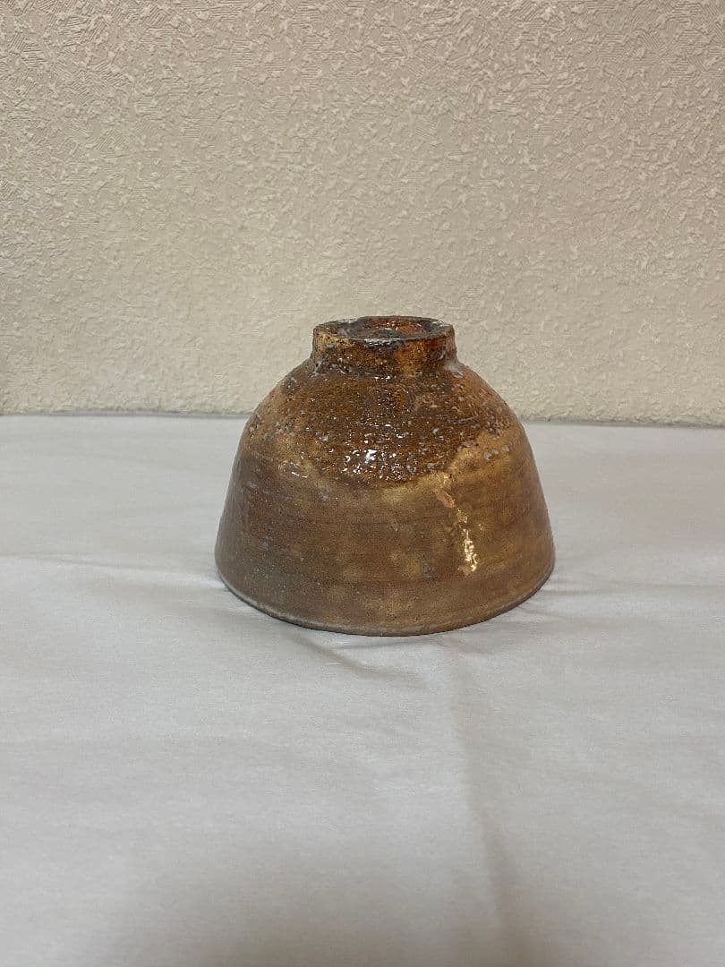 【お値下げ】萩焼宗家　十二代　坂倉新兵衛　萩茶碗　共箱　栞付き