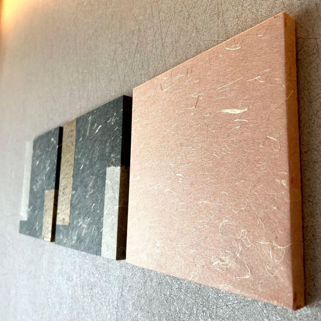 【Japanese Washi Art】高級和紙　和モダン　アートパネル