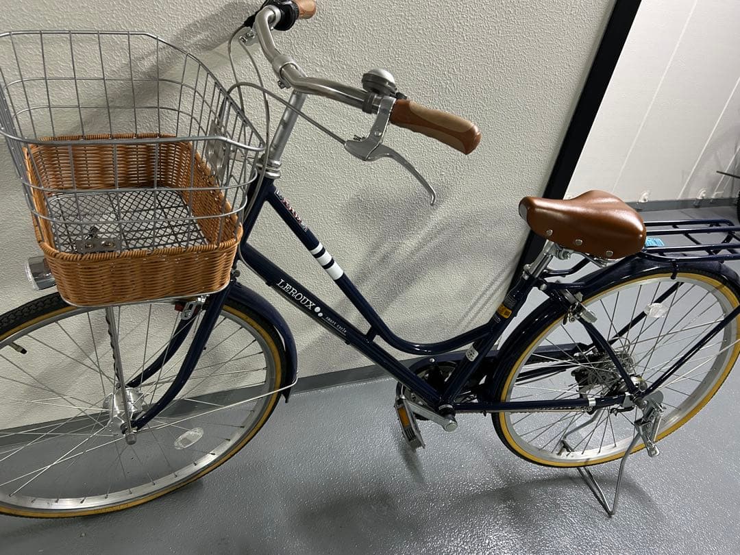 自転車 シティルルー 26インチ ネイビー