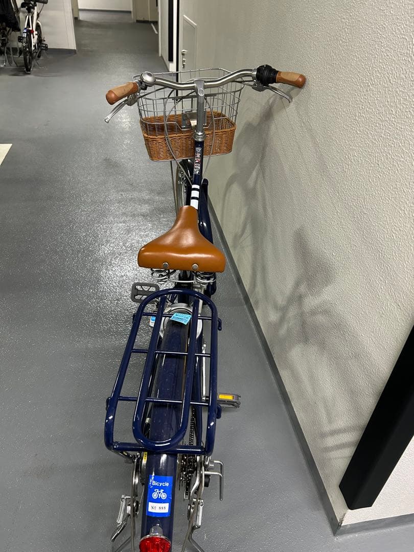 自転車 シティルルー 26インチ ネイビー