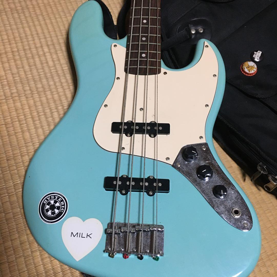 Squier Jazz Bass 　レアカラー　バッグ付き　スクワイヤー　ベース