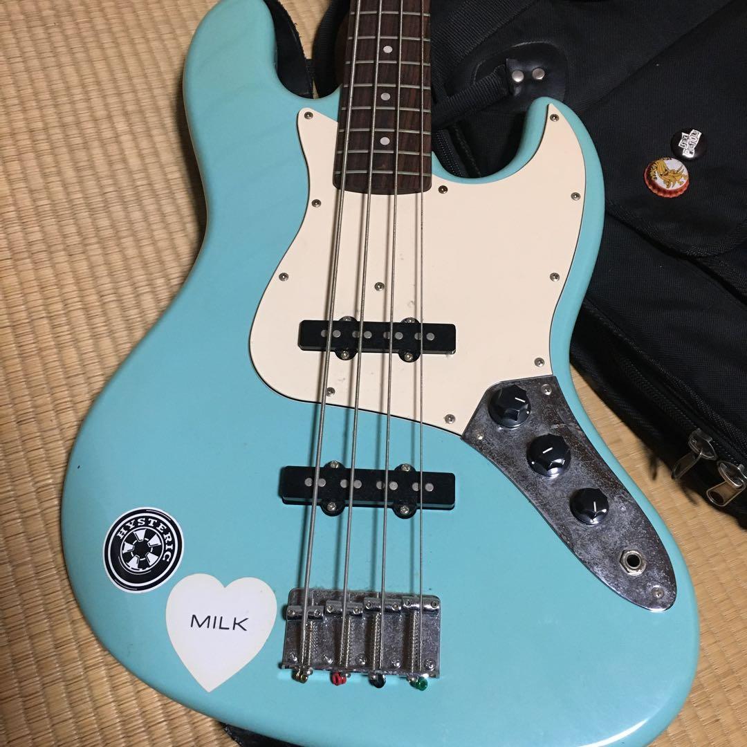 Squier Jazz Bass 　レアカラー　バッグ付き　スクワイヤー　ベース