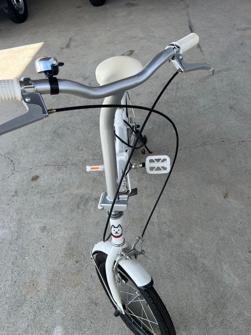 【送料込】折り畳み自転車 お父さんバイク ソフトバンクキャラクター