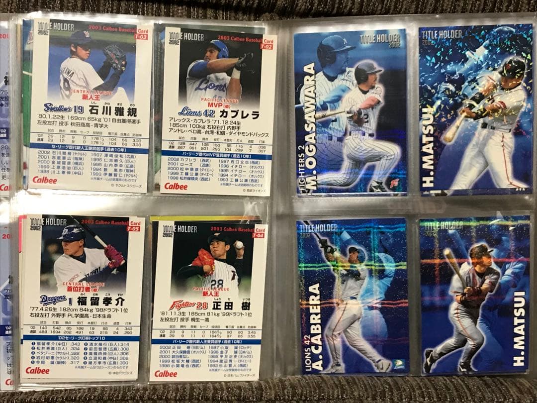 2003年カルビープロ野球チップスフルコンプリート