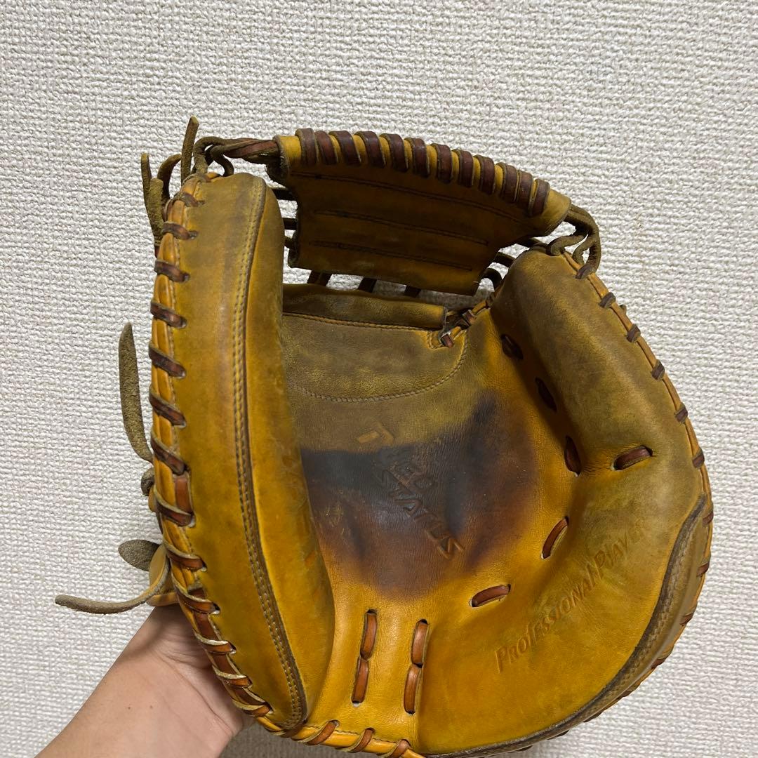 硬式用イエローグローブ