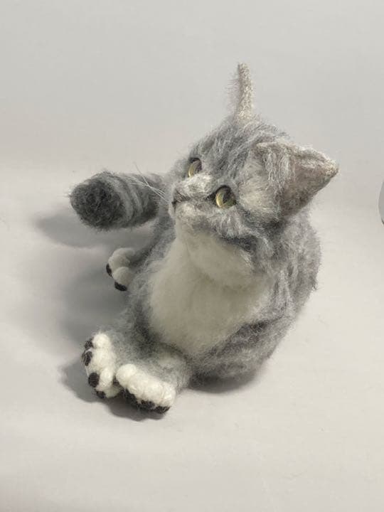 羊毛フェルト 猫 L L Lサイズ　オーダー　サンプルページ