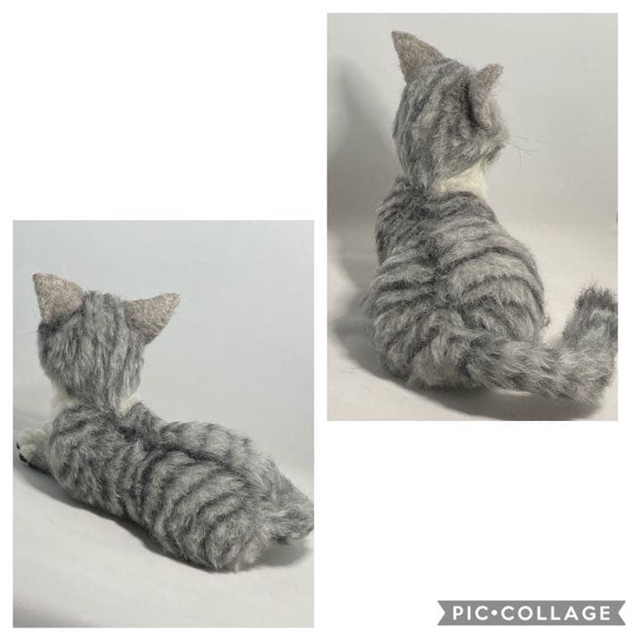 羊毛フェルト 猫 L L Lサイズ　オーダー　サンプルページ