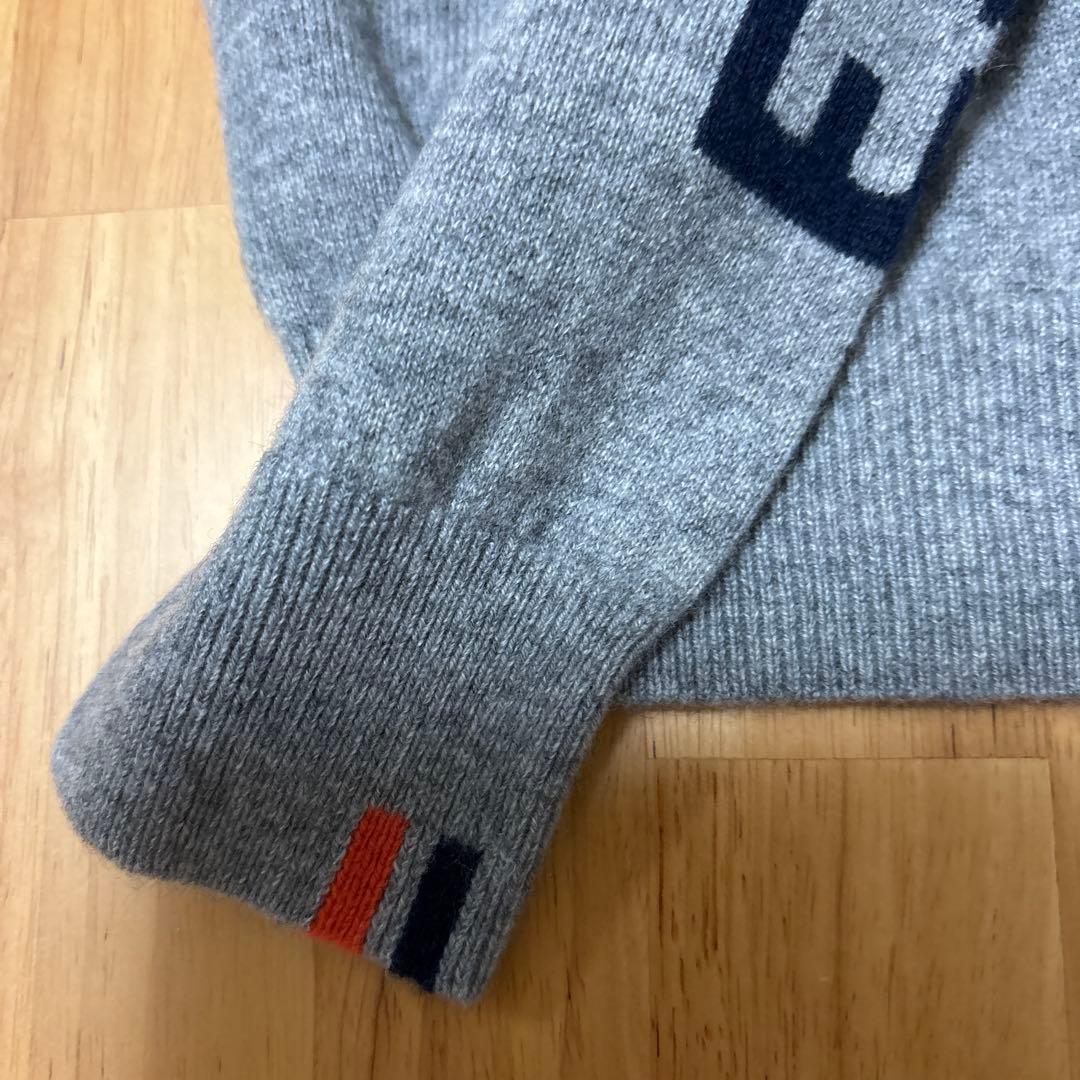 ◇新品◇ PEARLY GATES カシミヤ100%グレー セーター サイズ2