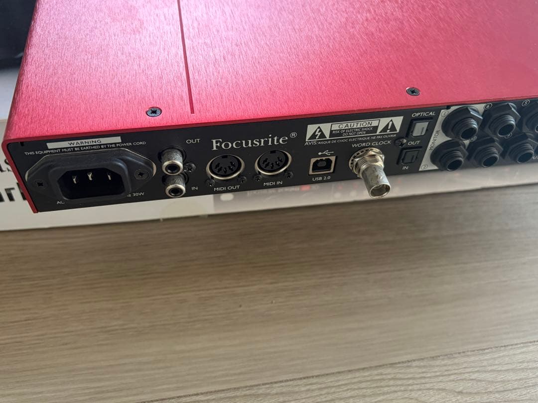 DTM・DAW Focusrite scarlett 18i20