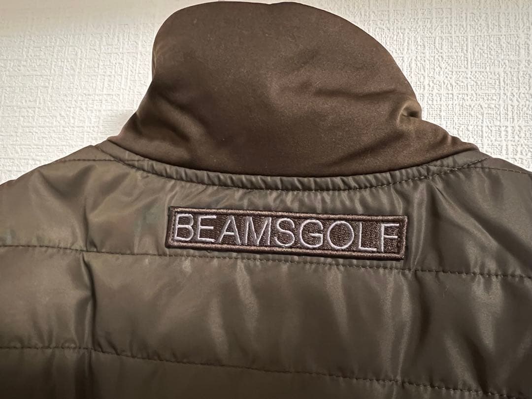 BEAMS GOLF ダウンベスト ダークブラウン