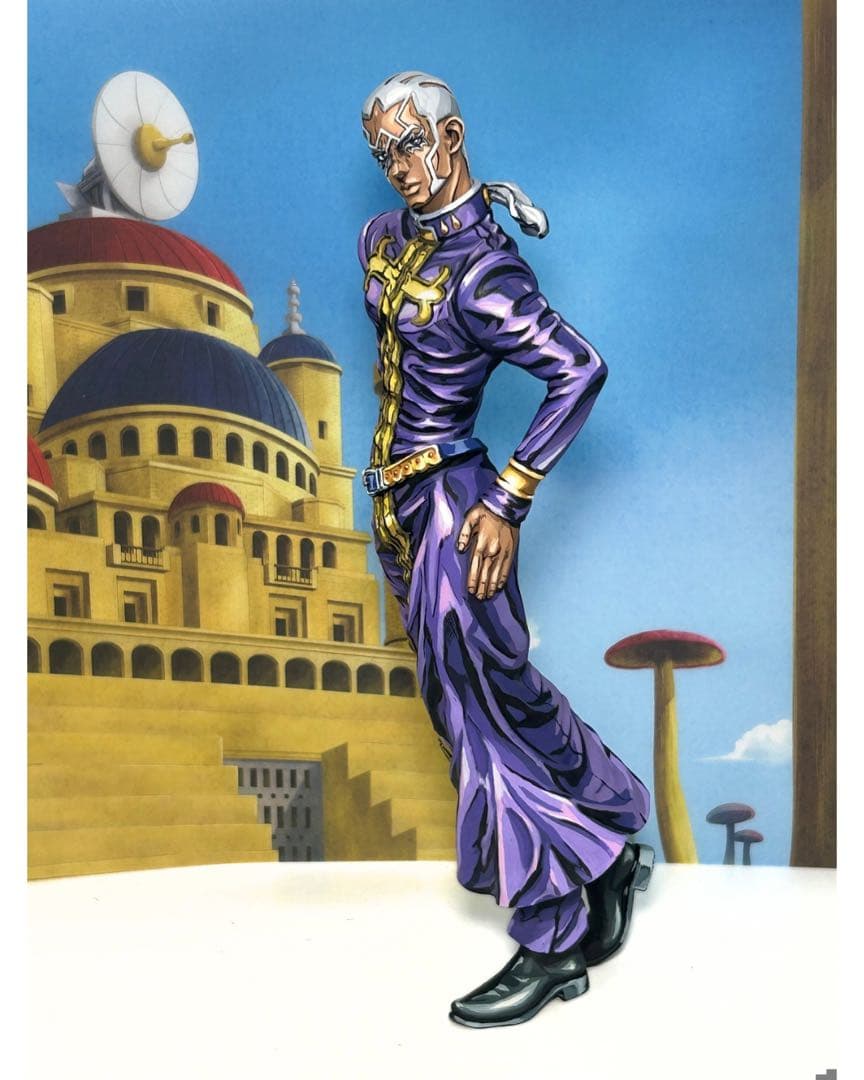 ジョジョの奇妙な冒険　フィギュア　二次元　リペイント　一番くじ　プッチ　ジョジョ
