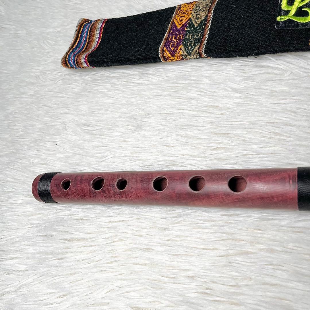 【美品】LUPACA ルパカ プロ用ケーナ G管 ワヤカン木 ケース付