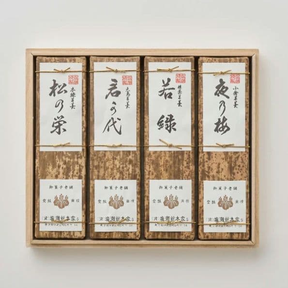 東京・塩瀬総本家　特製羊羹詰合せ4本入