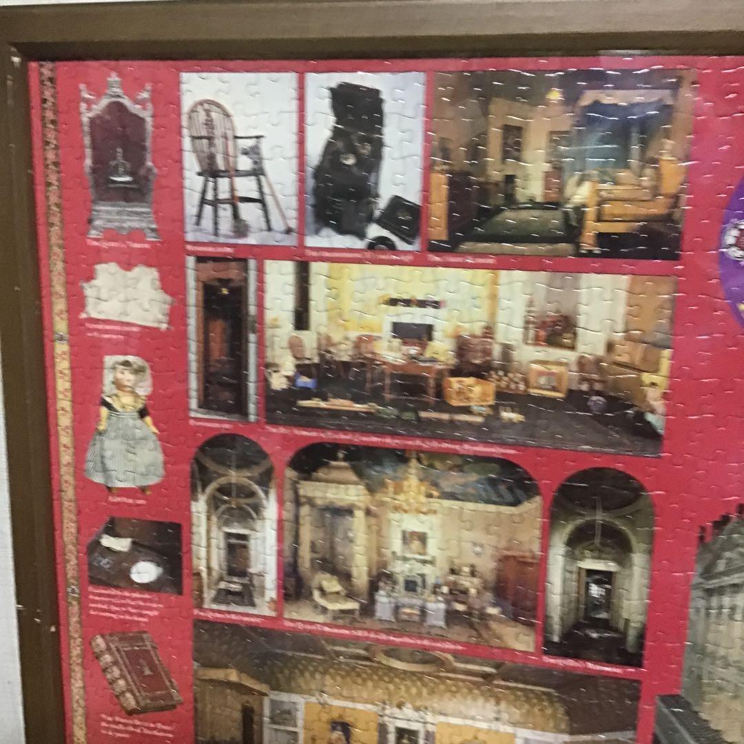 ジグソーパズル　QUEEN MARYS DOLLS HOUSE 木枠付き　完成品