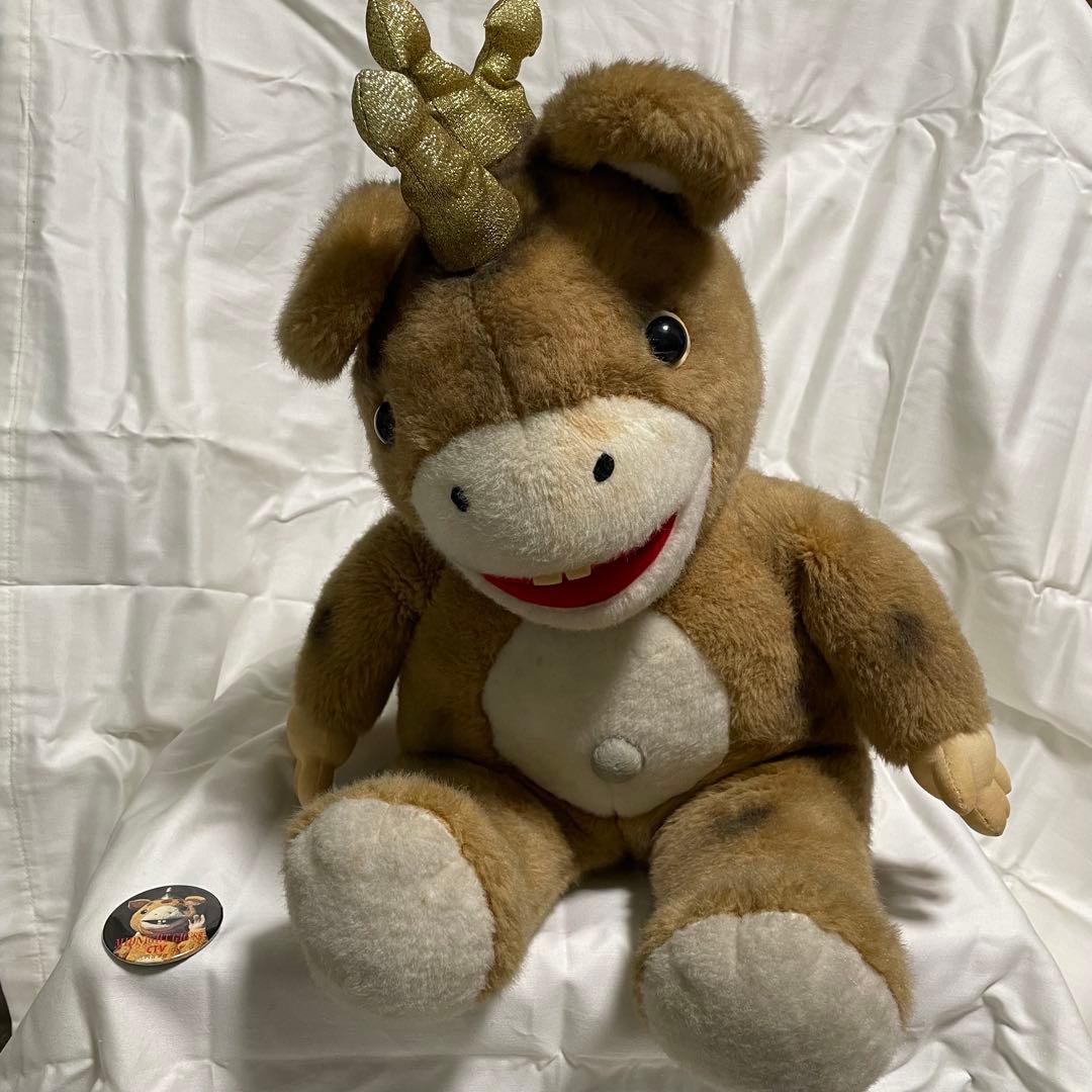 【激レア】 特大快獣ブースカぬいぐるみ ジャイアントブースカ ゴールド おまけ付