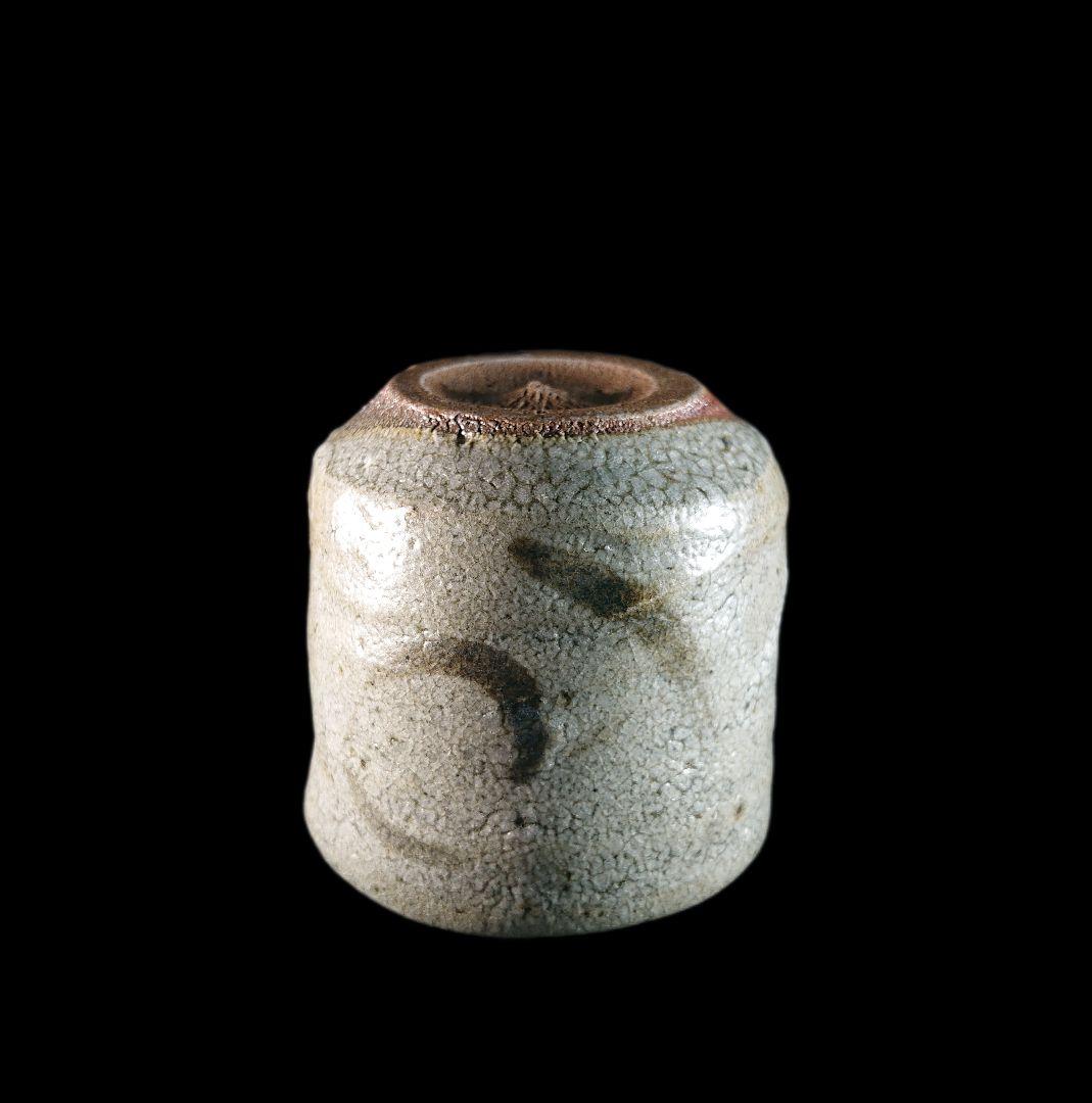 唐津焼 丸田宗彦 絵唐津ぐい呑 共箱、共布、栞、全揃い #ぐい呑 #ぐい呑み