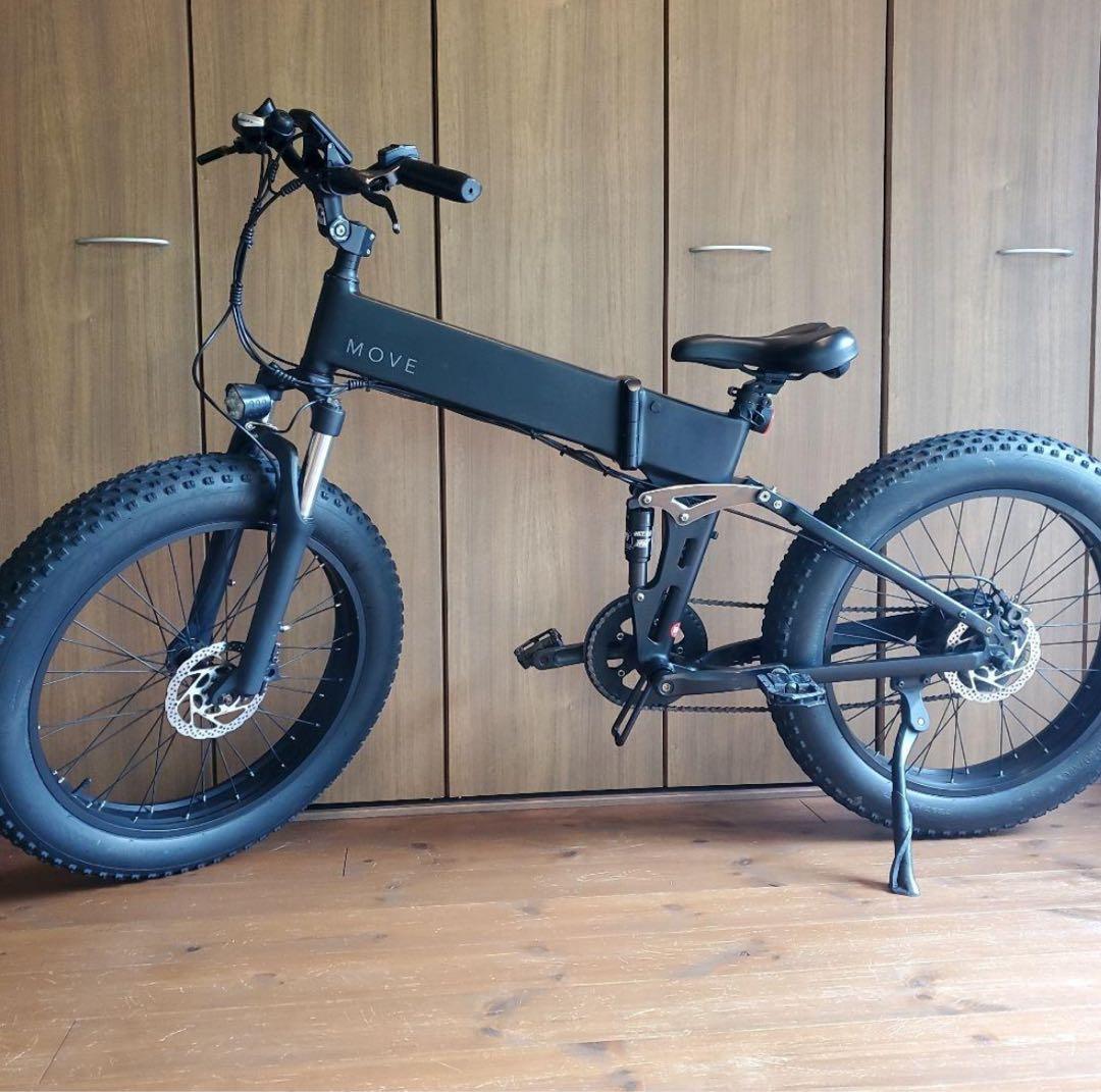 Ebike MOVE X 折りたたみ 電動バイク ファットタイヤ　オプション付き