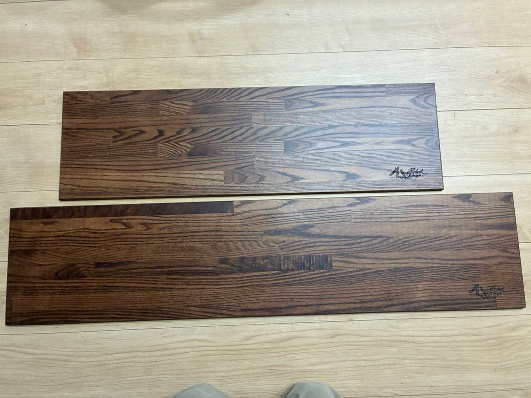 葉月　BLACK DESIGN　プレート　２枚付き（ツリー柄）　アイアンラック