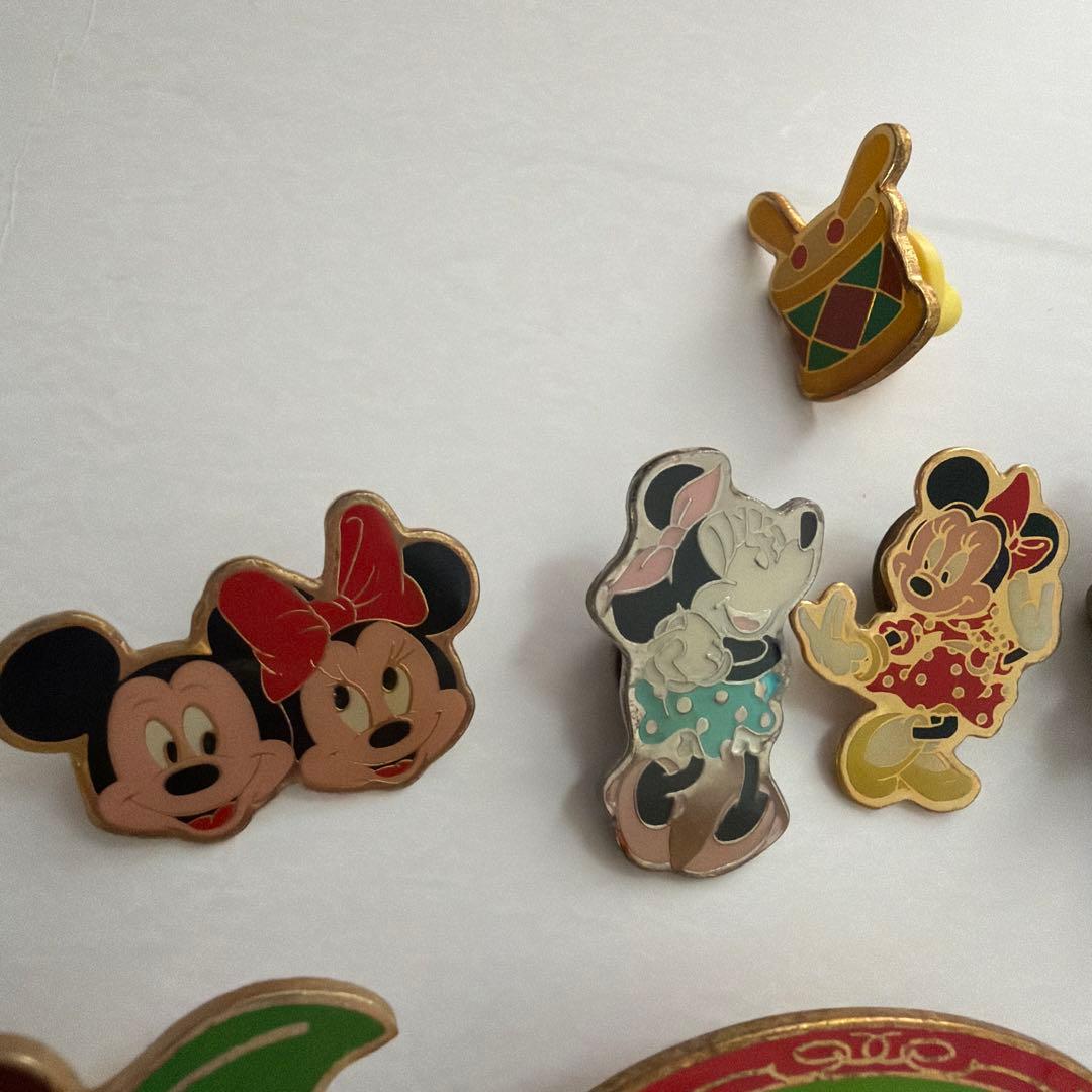 ディズニー ランド シー レトロ ピンズ ピンバッジ セット