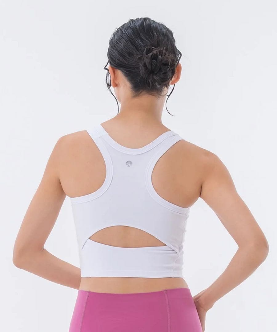 SUKALA ウェブ限定 クロップドタンクトップ ホワイト