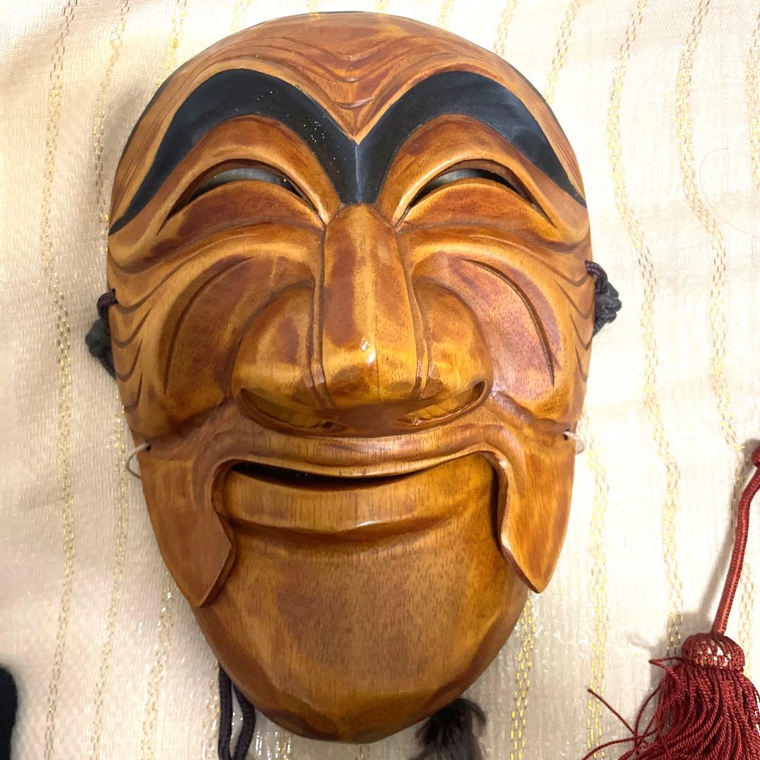 木彫り等お面　まとめ売り