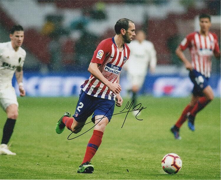 直筆サイン入り写真 ディエゴ・ゴディン アトレティコ・マドリード SA鑑定済