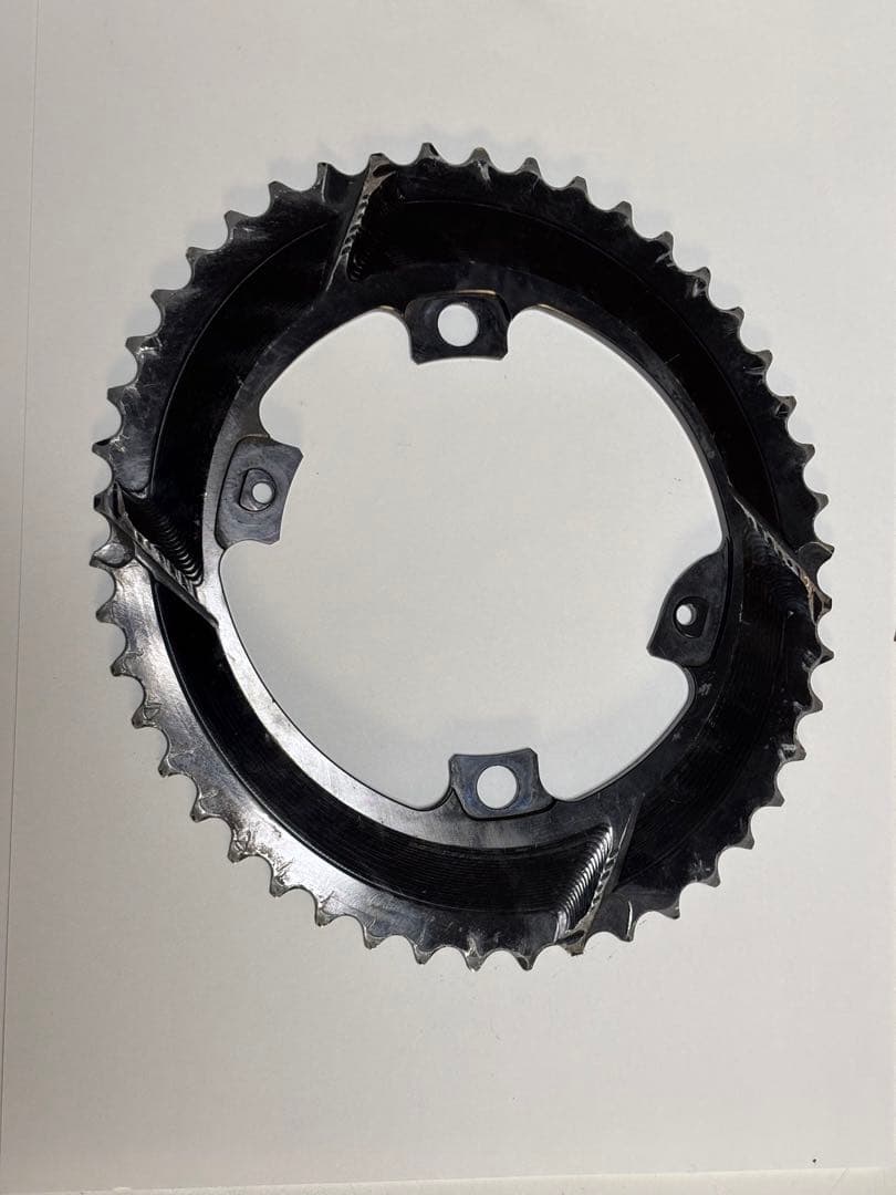 アブソリュートブラック46/30 楕円リング　アウターリング✖️2