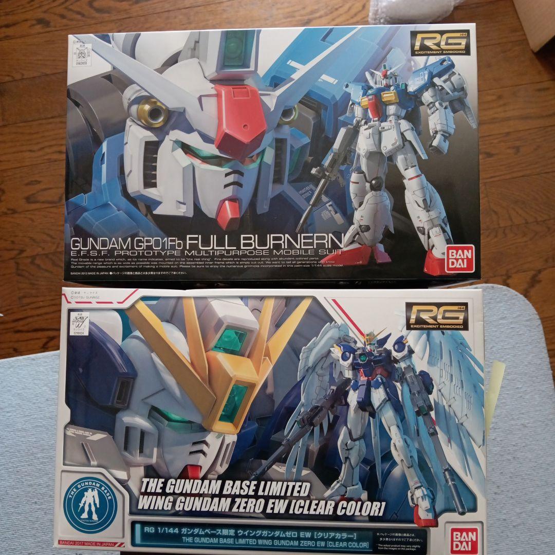 ロボット RG GUNDAM GP01Fb & ZERO EW (CLEAR COLOR)