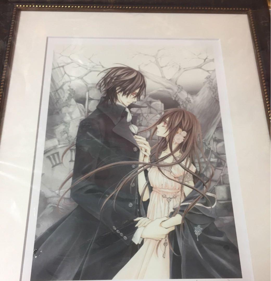 樋野まつり ヴァンパイア騎士 直筆サイン入り 複製原画