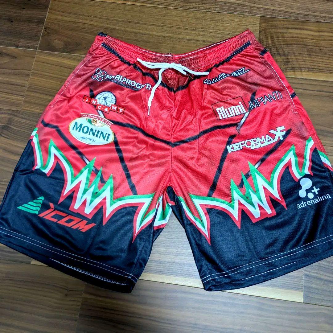 ☆石川祐希　ペルージャ　ユニフォーム　バレーボール　ゲームパンツ　パンツ　レッド