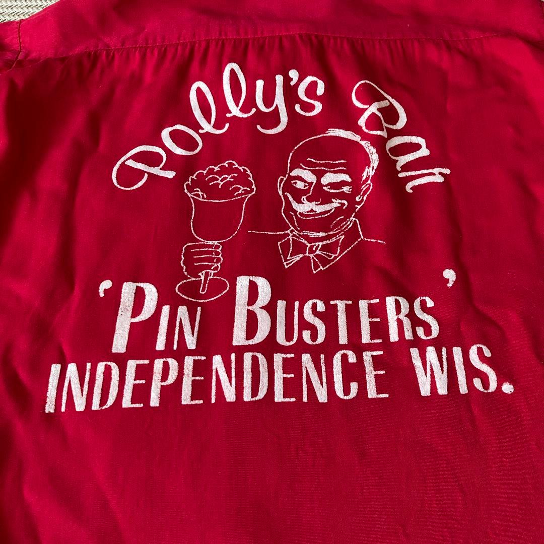 ELMER ボウリングシャツ 赤