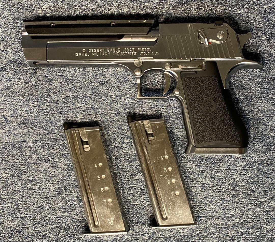 東京マルイ デザートイーグル クロームステンレス ガスブロ レイル 予備マガジン