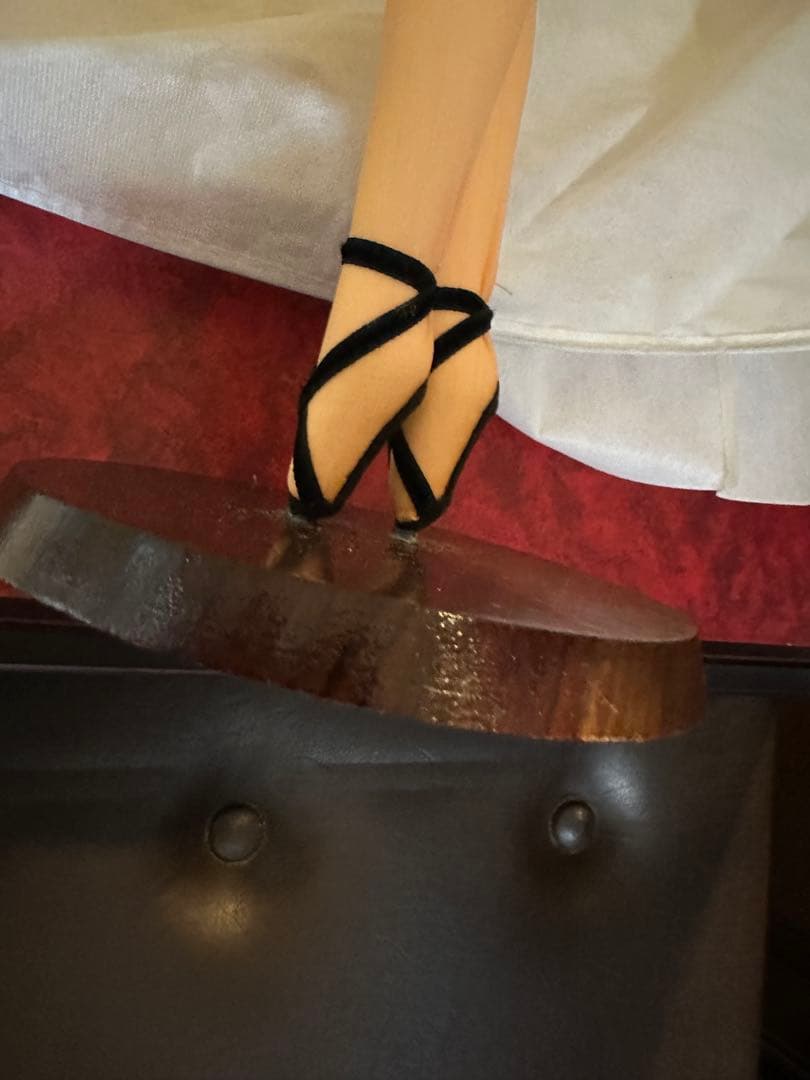 希少・特大　昭和レトロ スキヨ人形 フランス人形 リボン印 ウエディング　白