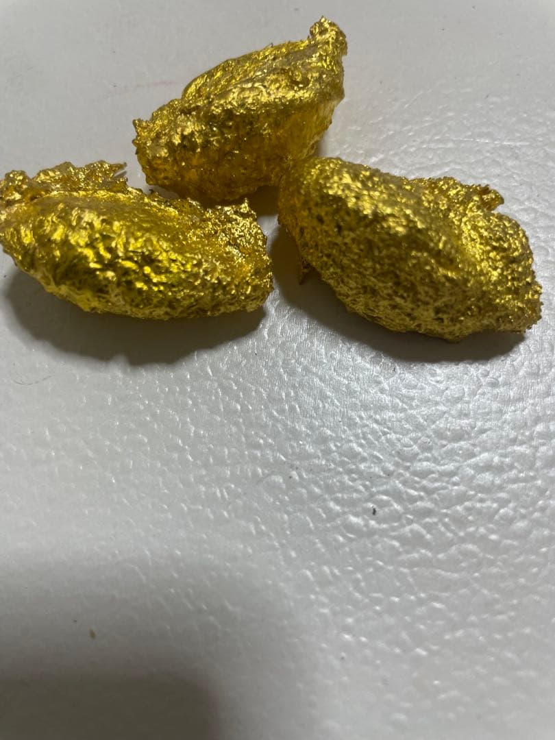 純金　金塊　ナゲット　真鍮　砂金